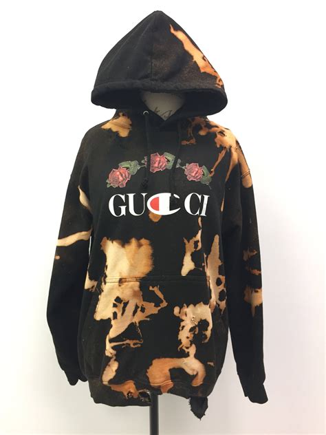 gucci pearl hoodie|gucci distressed hoodie.